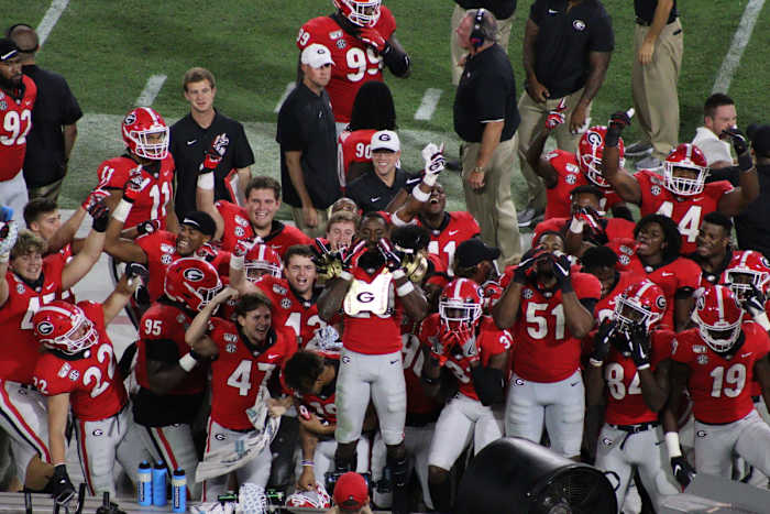 J.R. Reed dons the Savage Pads 